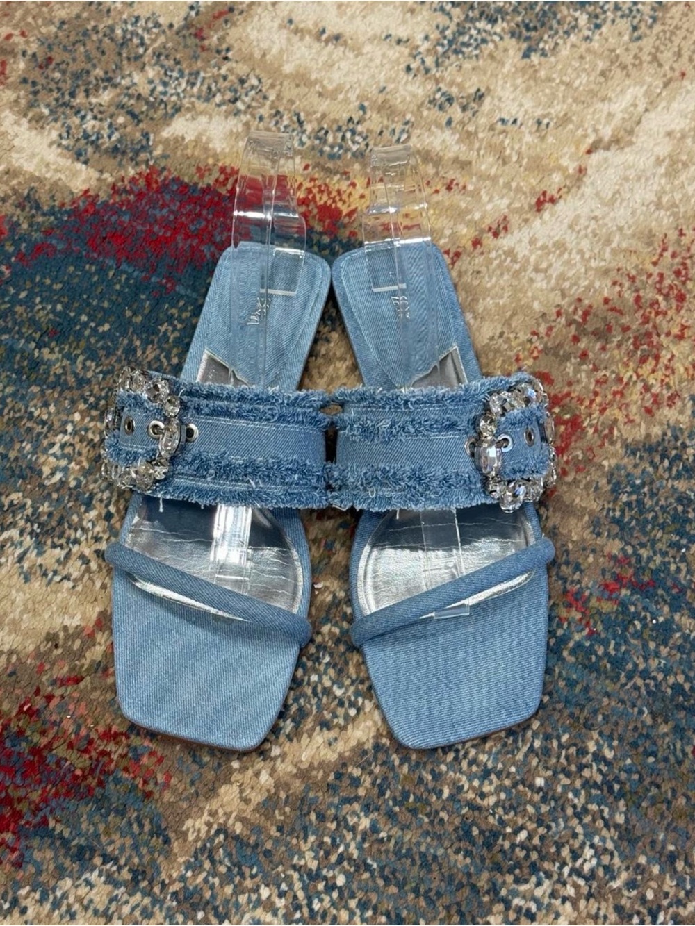 Zara denim sandals